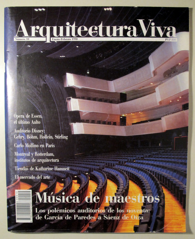 ARQUITECTURA VIVA nº 10 - Madrid 1990 - Ilustrado