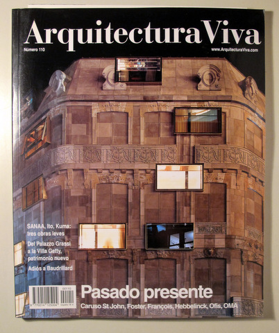 ARQUITECTURA VIVA nº 110 - Madrid 2006 - Ilustrado