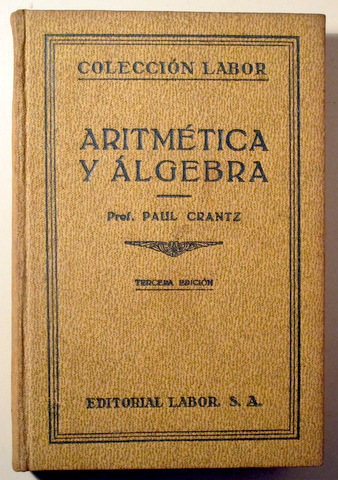 ARITMÉTICA Y ÁLGEBRA - Barcelona 1932