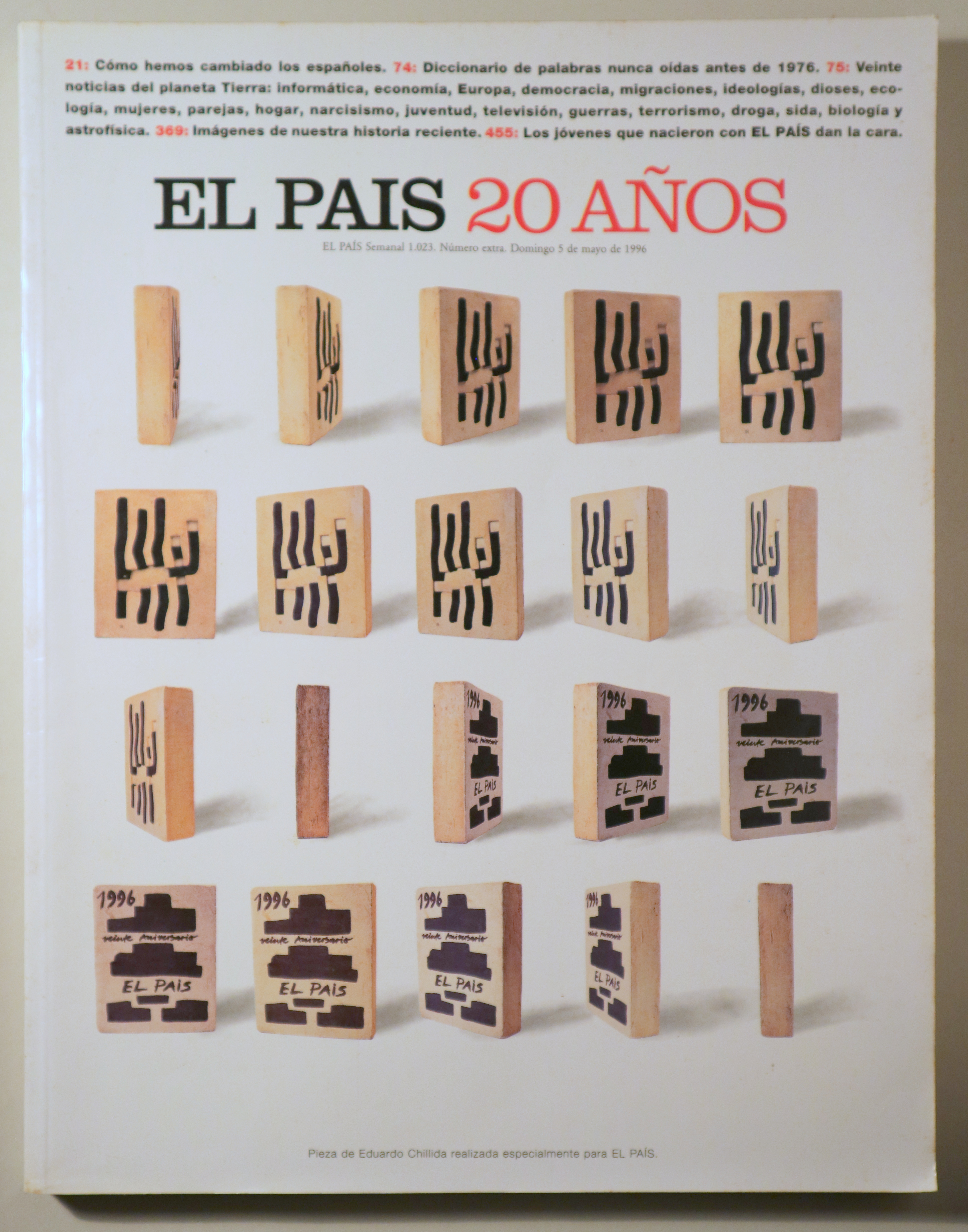 EL PAÍS SEMANAL. 20 Años - Barcelona 1996 - Ilustrado