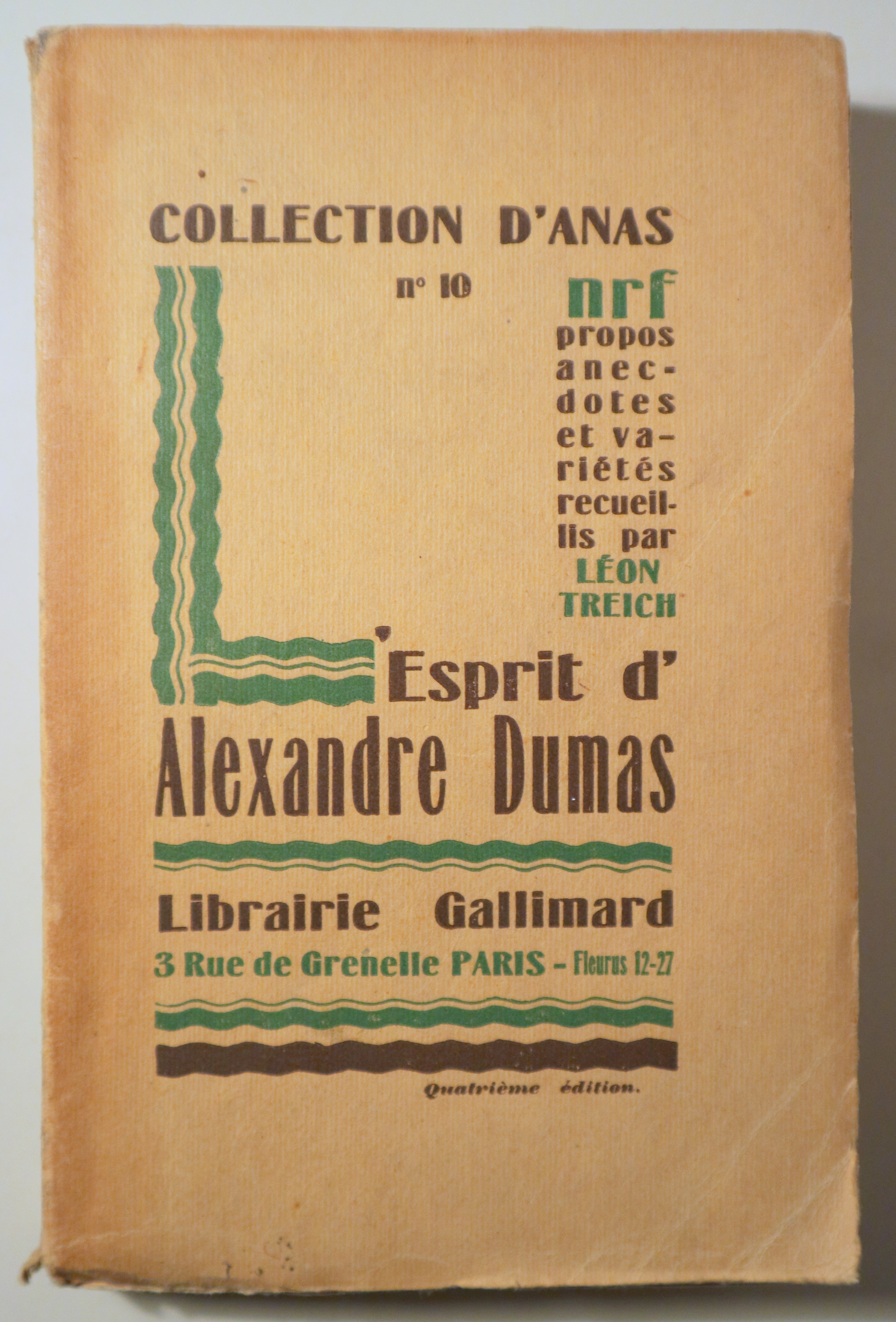 ESPRIT D'ALEXANDRE DUMAS - Paris 1926