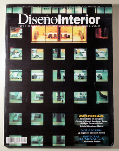 DISEÑO INTERIOR nº 35. Interior architecture and design for living - Madrid 1994