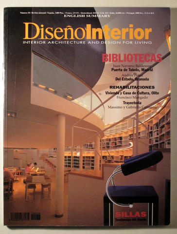 DISEÑO INTERIOR nº 38. Interior architecture and design for living - Madrid 1994