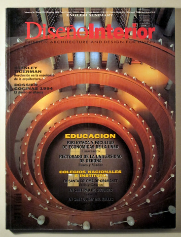 DISEÑO INTERIOR nº 36. Interior architecture and design for living - Madrid 1994