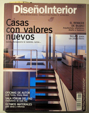 DISEÑO INTERIOR nº 111. Interiorismo, arquitectura, diseño - Madrid 2001