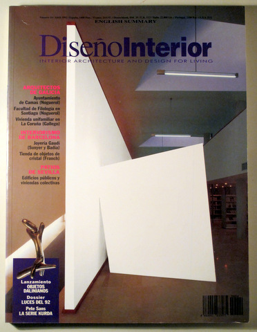 DISEÑO INTERIOR nº 14. Interior architecture and design for living - Madrid 1992