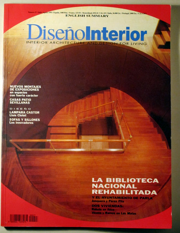DISEÑO INTERIOR nº 27. Interior architecture and design for living - Madrid 1993