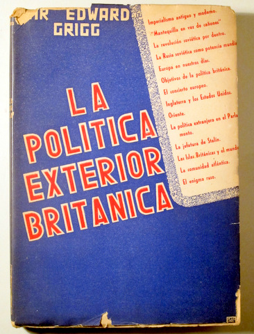 LA POLITICA EXTERIOR BRITANICA - Madrid 1945