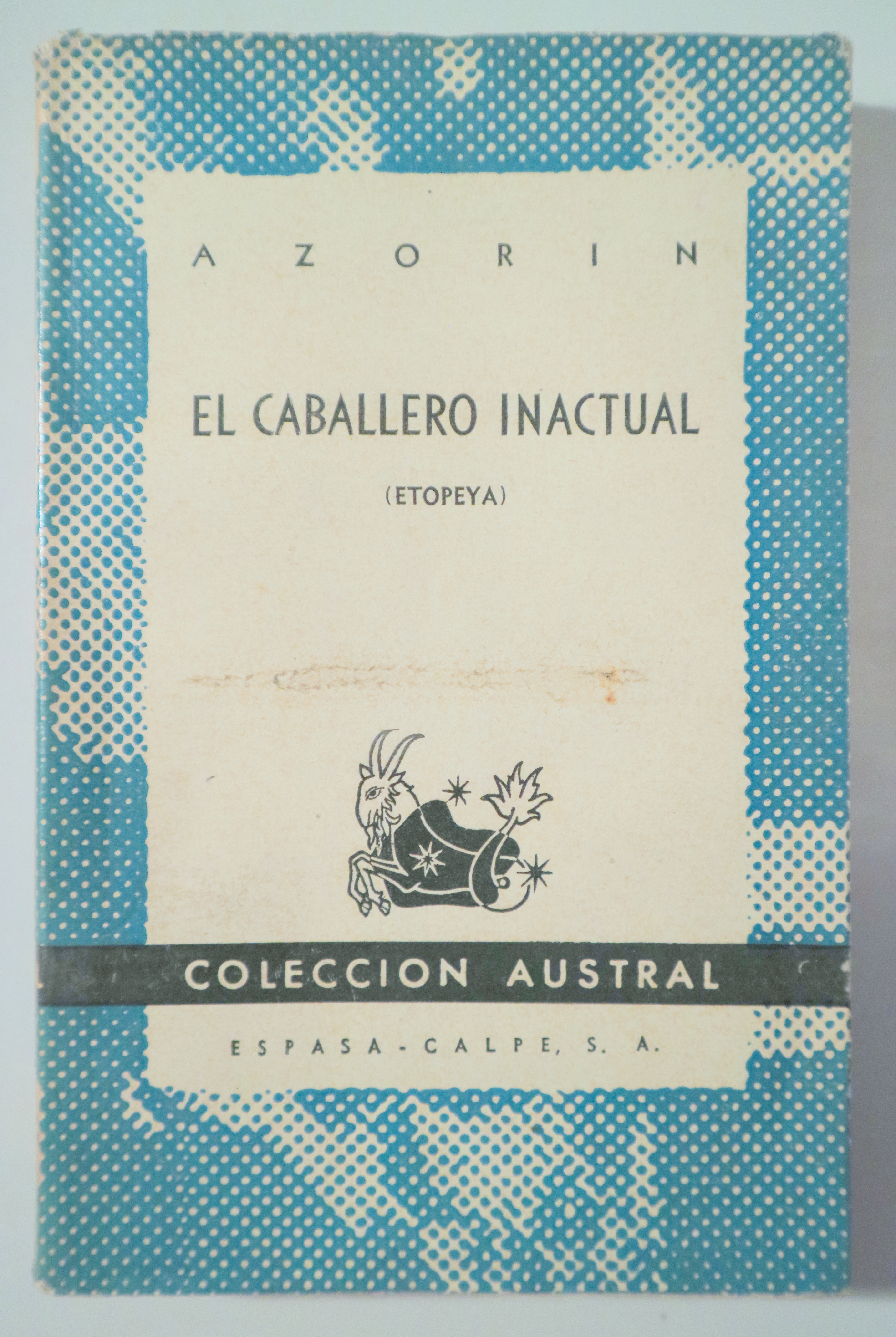 EL CABALLERO INACTUAL (etopeya) - Buenos Aires 1948
