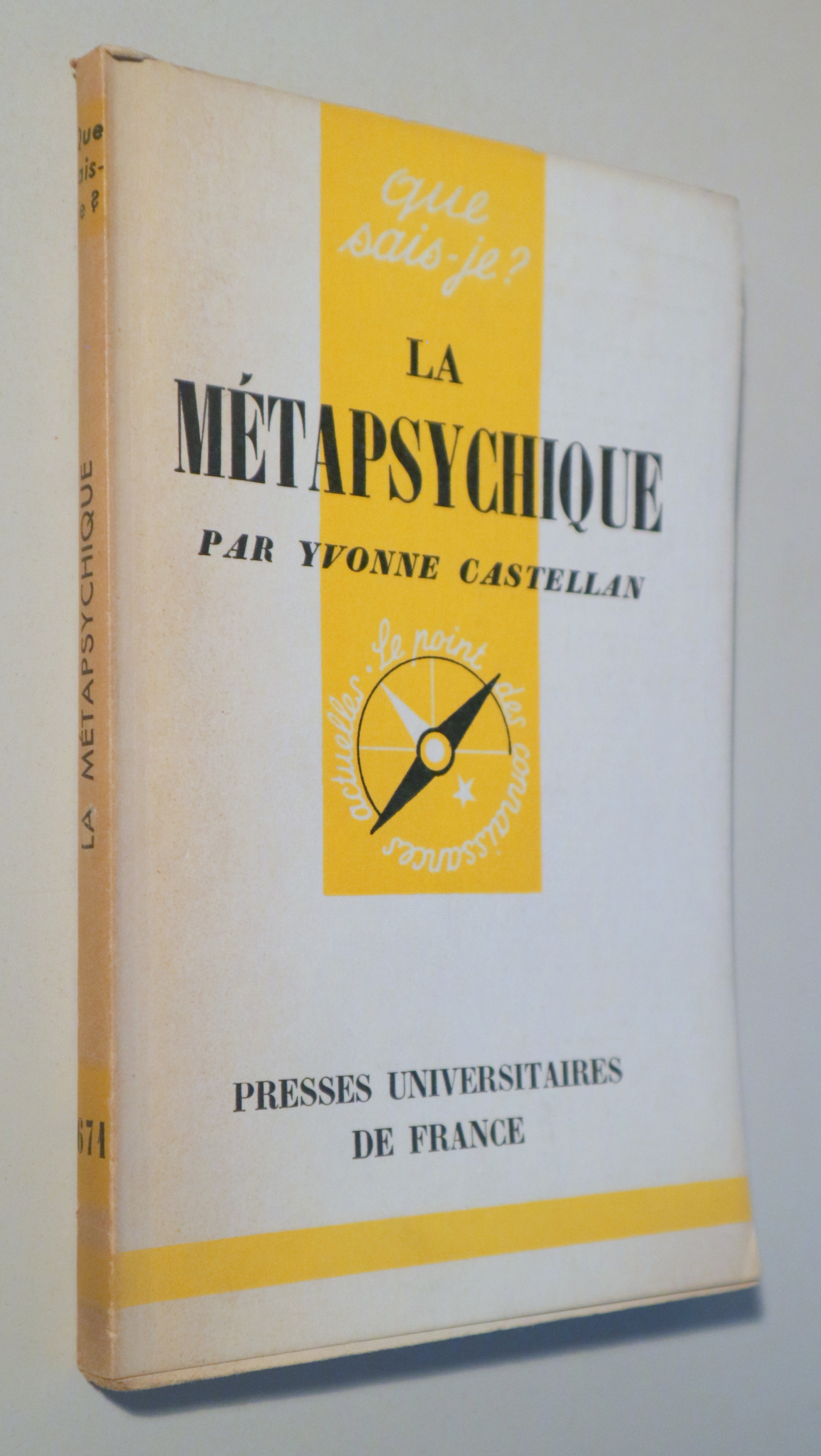 LA MÉTAPSYCHIQUE - Paris 1960