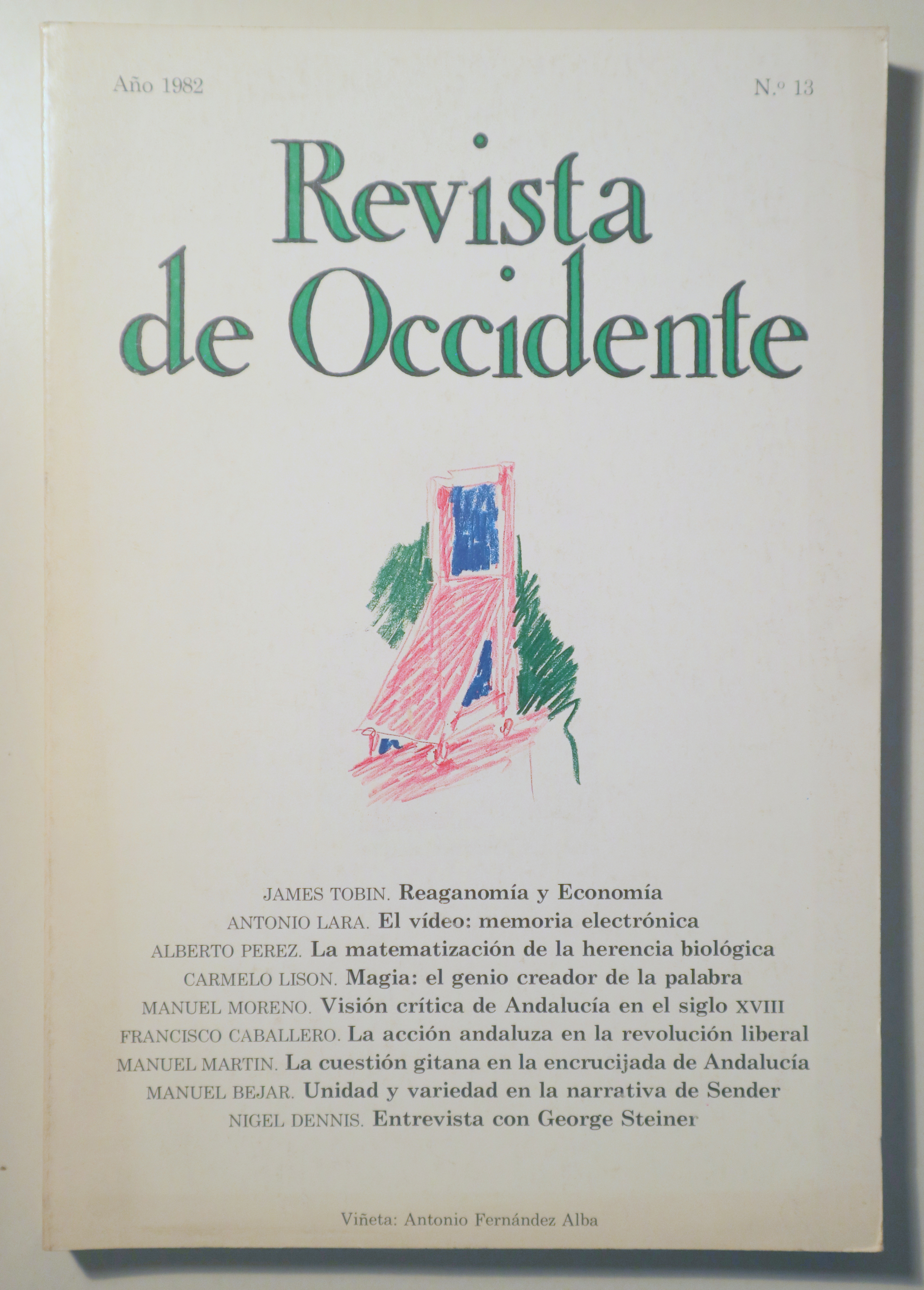 REVISTA DE OCCIDENTE. Núm.13. Mayo 1982 - Madrid 1982