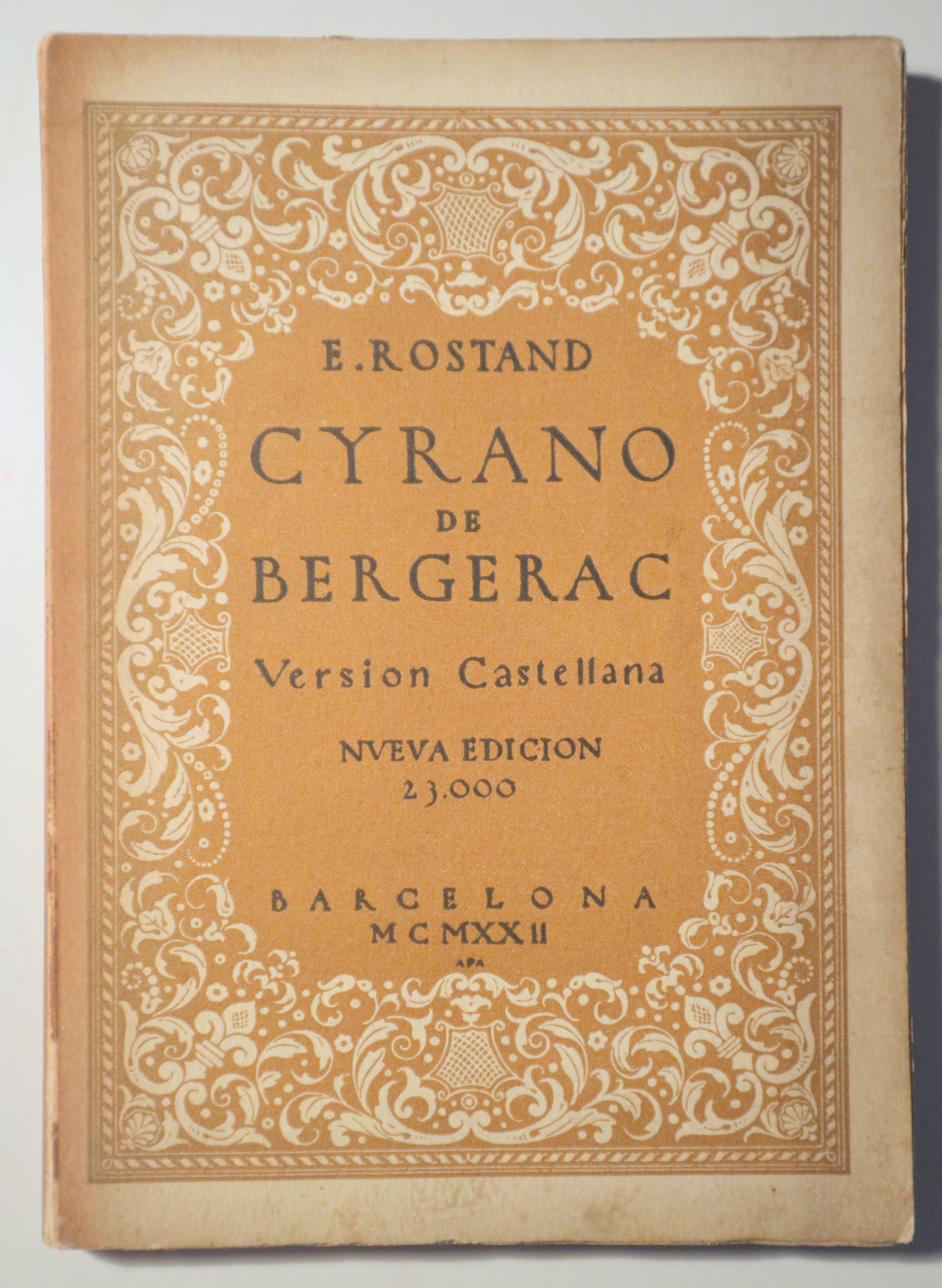 CYRANO DE BERGERAC - Barcelona 1922