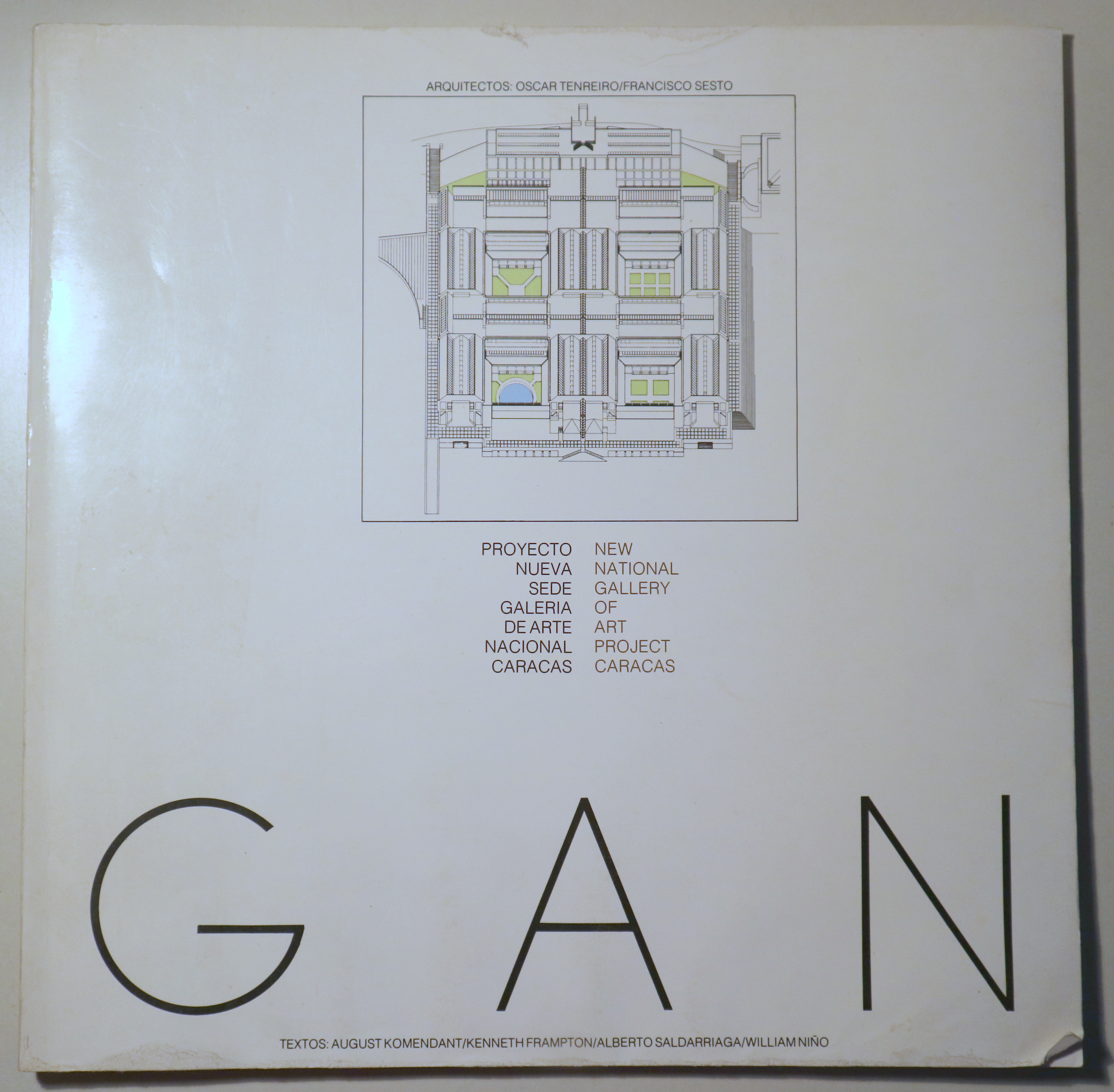 GAN. Proyecto Nueva Sede Galeria Arte Nacional Caracas - Caracas 1986 - Muy ilustrado