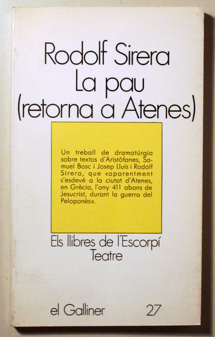 LA PAU (RETORNA A ATENES) - Barcelona 1980