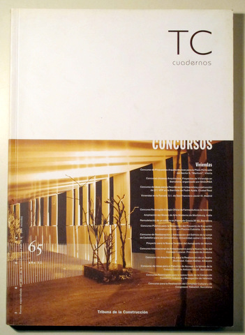 TC CUADERNOS nº 65. Concursos - València 2004 - Muy ilustrado