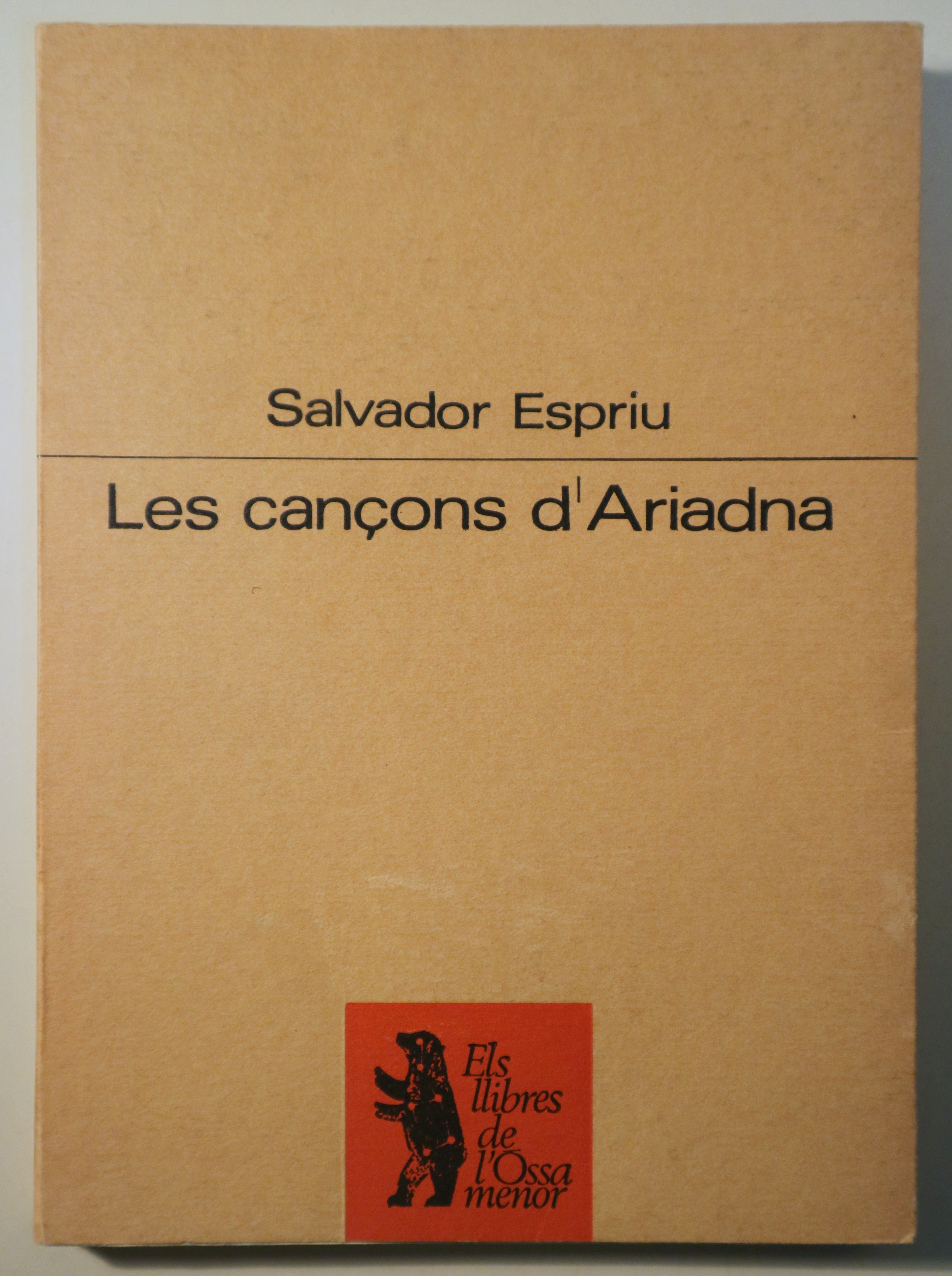 LES CANÇONS D'ARIADNA - Barcelona 1973 - Segona edició, augmentada