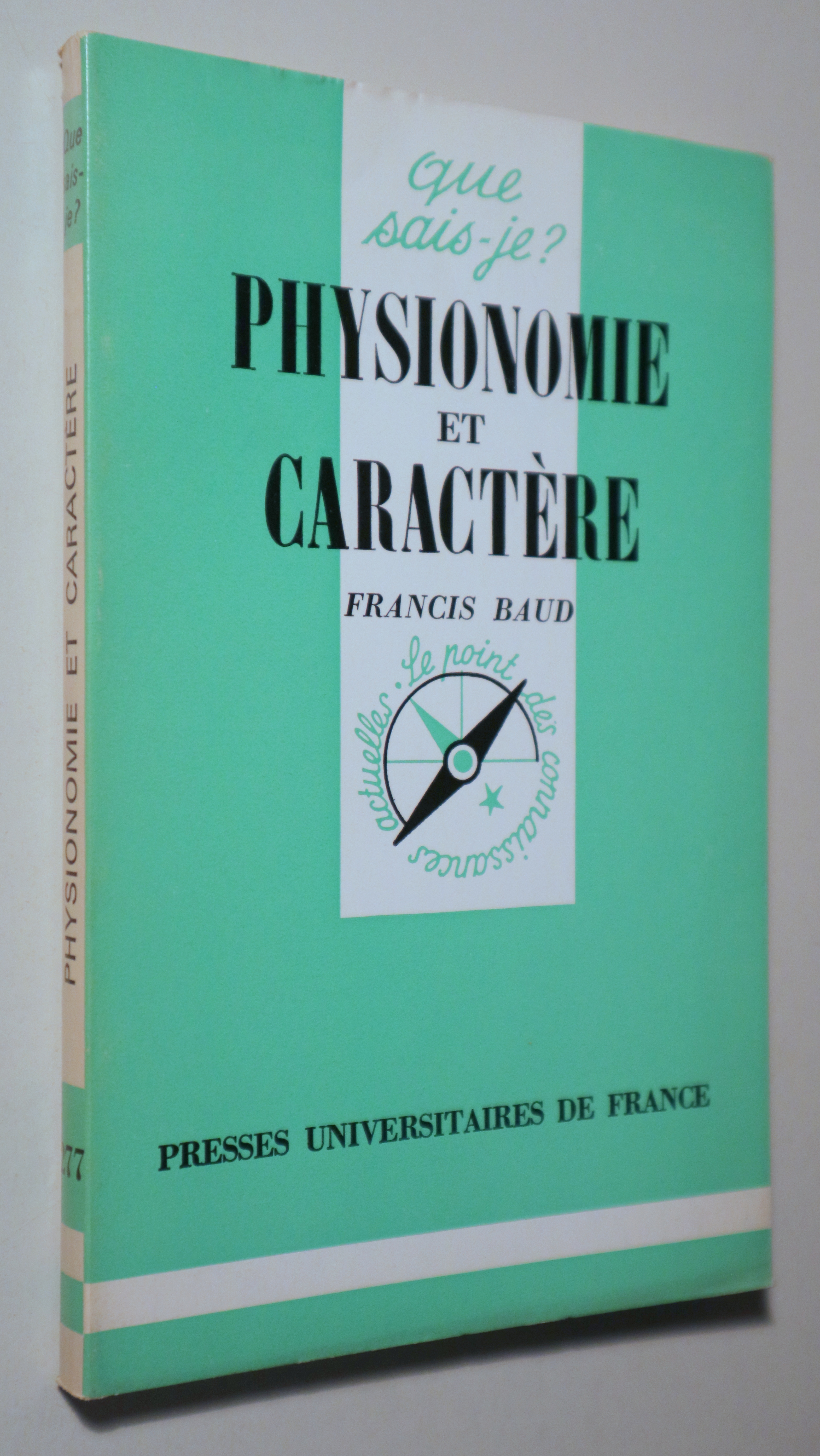 PHYSIONOMIE ET CARACTÈRE - Paris 1980