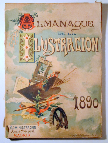 ALMANAQUE DE LA ILUSTRACIÓN 1890 - Madrid 1889 - Ilustrado