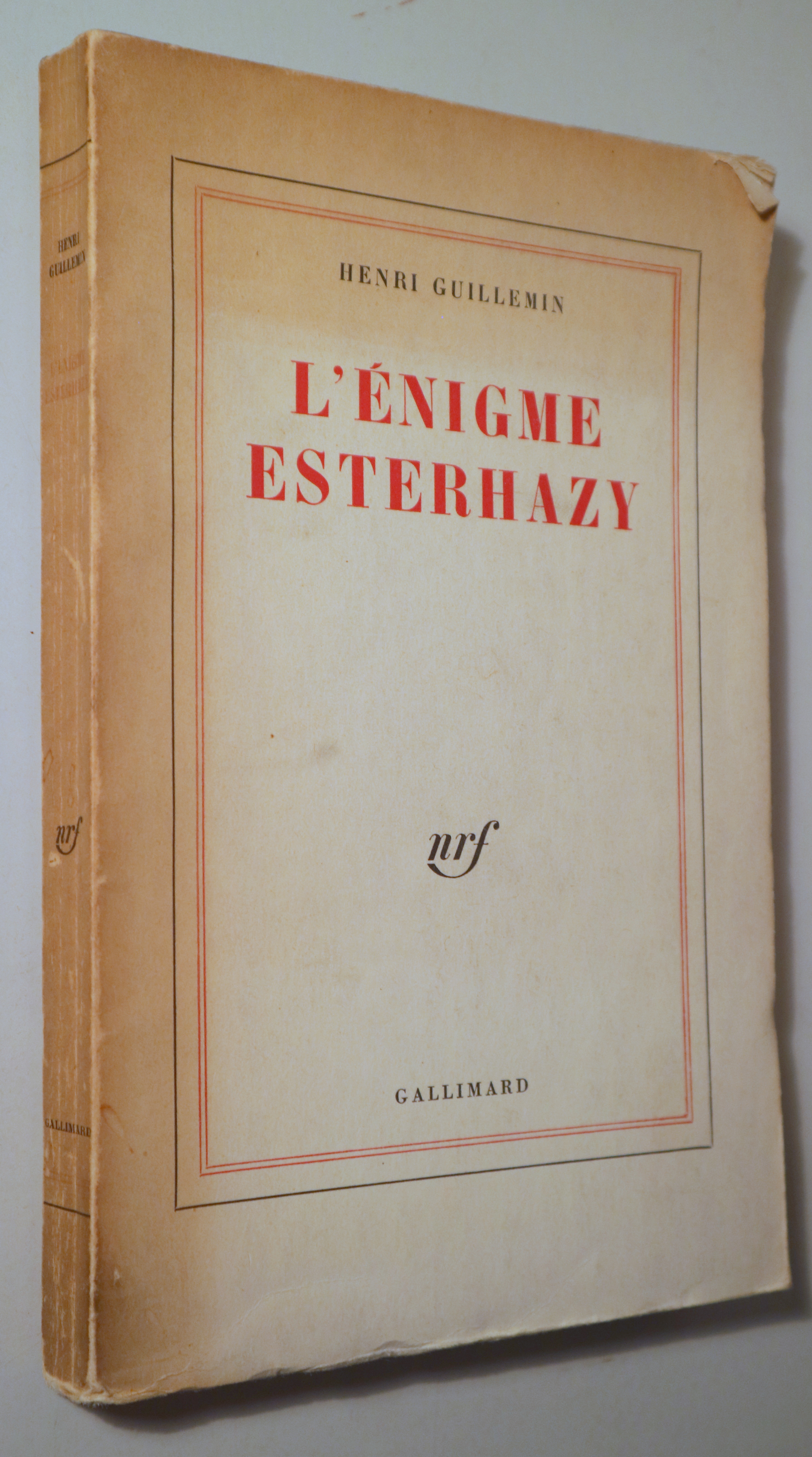 L'ÉNIGME ESTERHAZY - Paris 1962