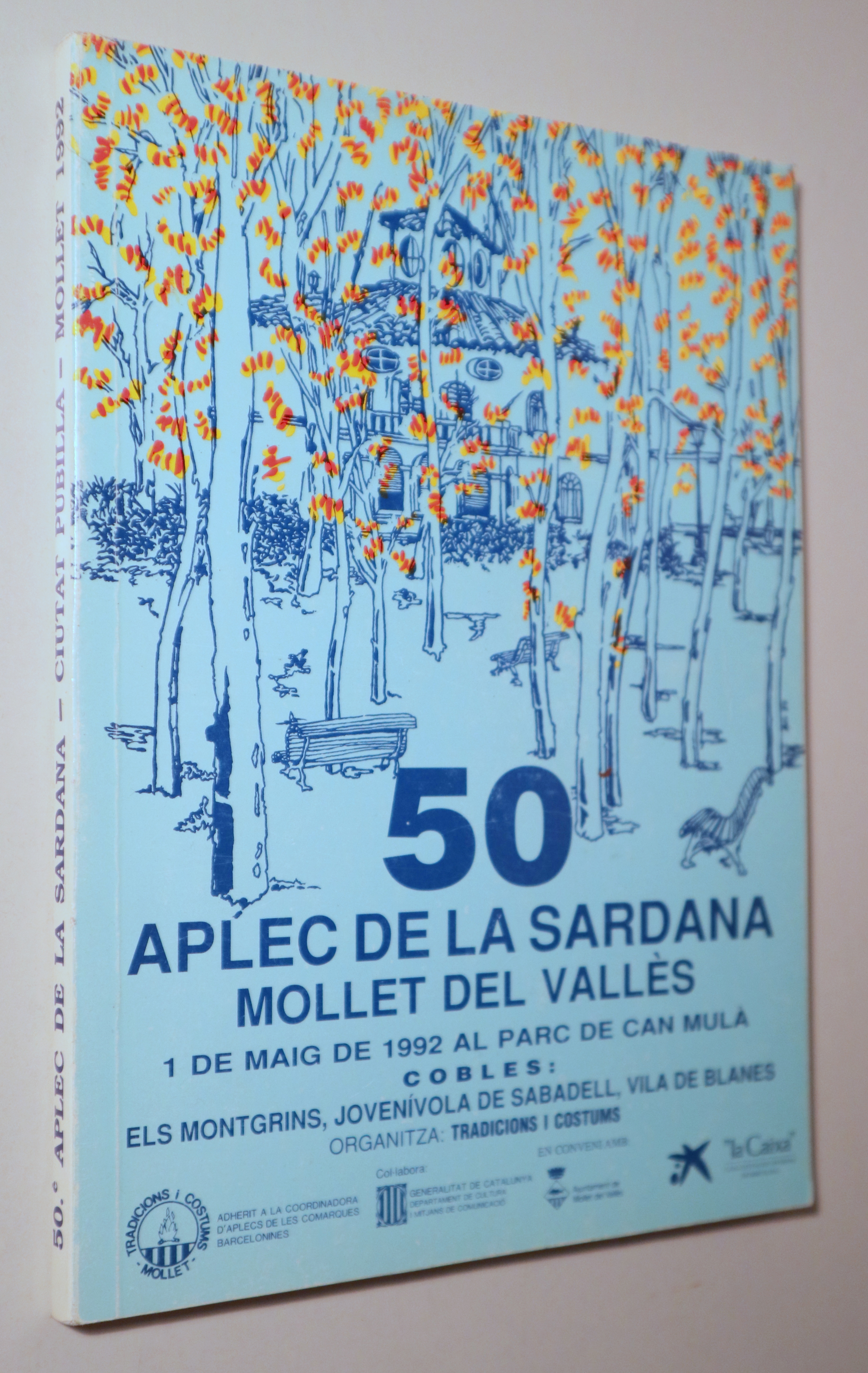 50 APLEC DE LA SARDANA. Mollet del Vallès - Mollet 1992 - Il·lustrat