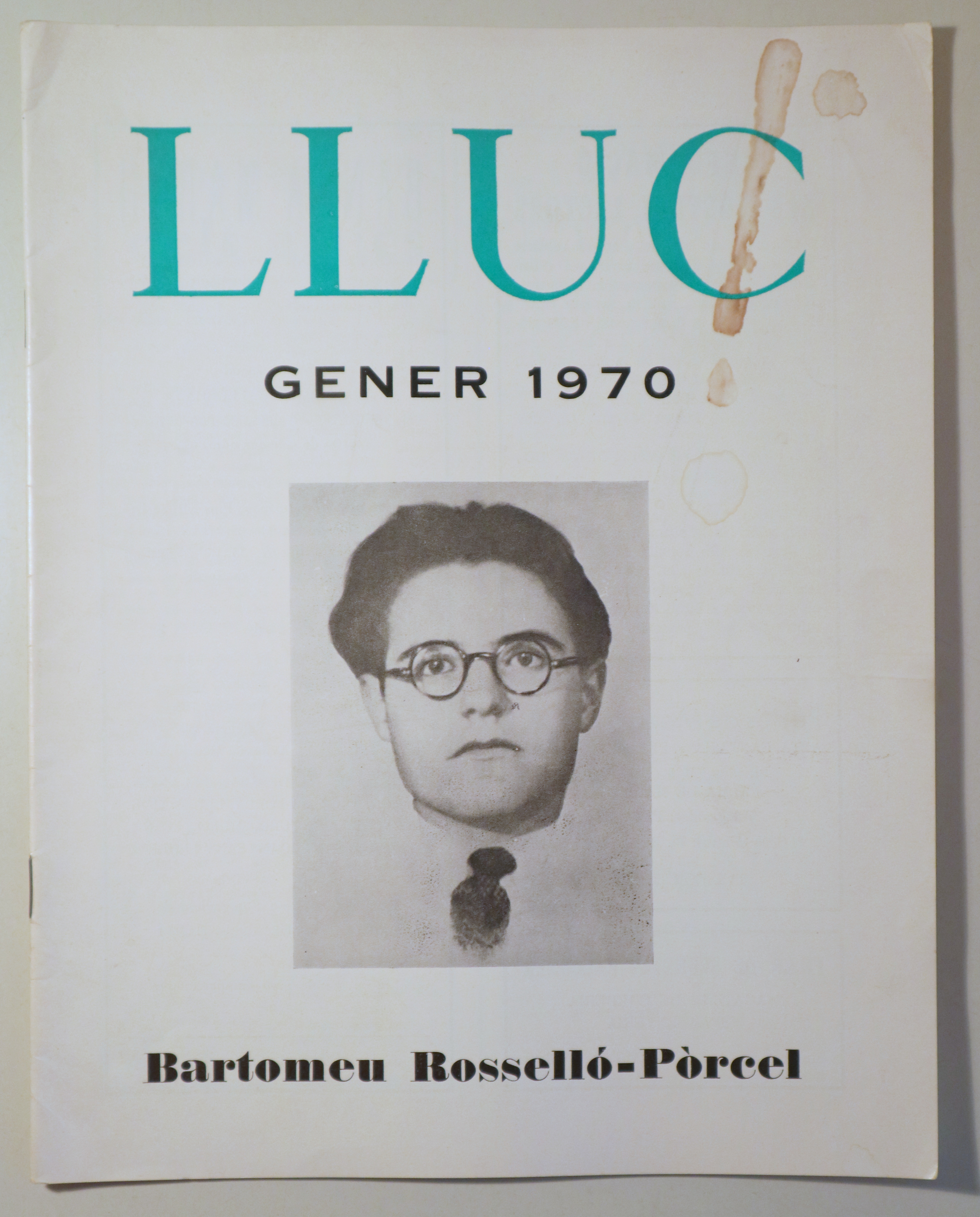 LLUC. Revista mensual. Gener 1970. BARTOMEU ROSSELLO-PORCEL - Palma de Mallorca 1970 - Il·lustrat