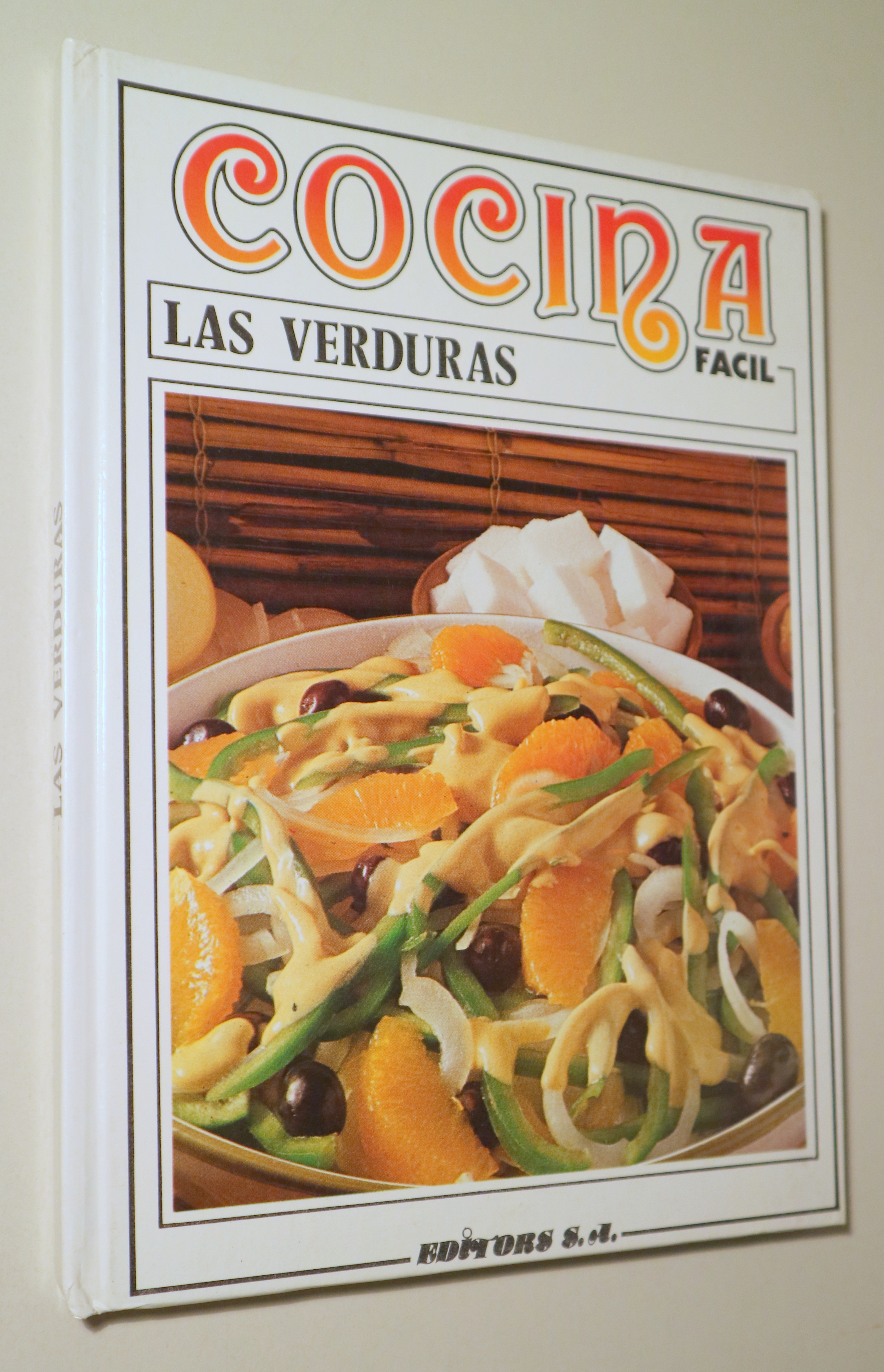 COCINA FÁCIL. Las verduras - Barcelona 1985 - Ilustrado