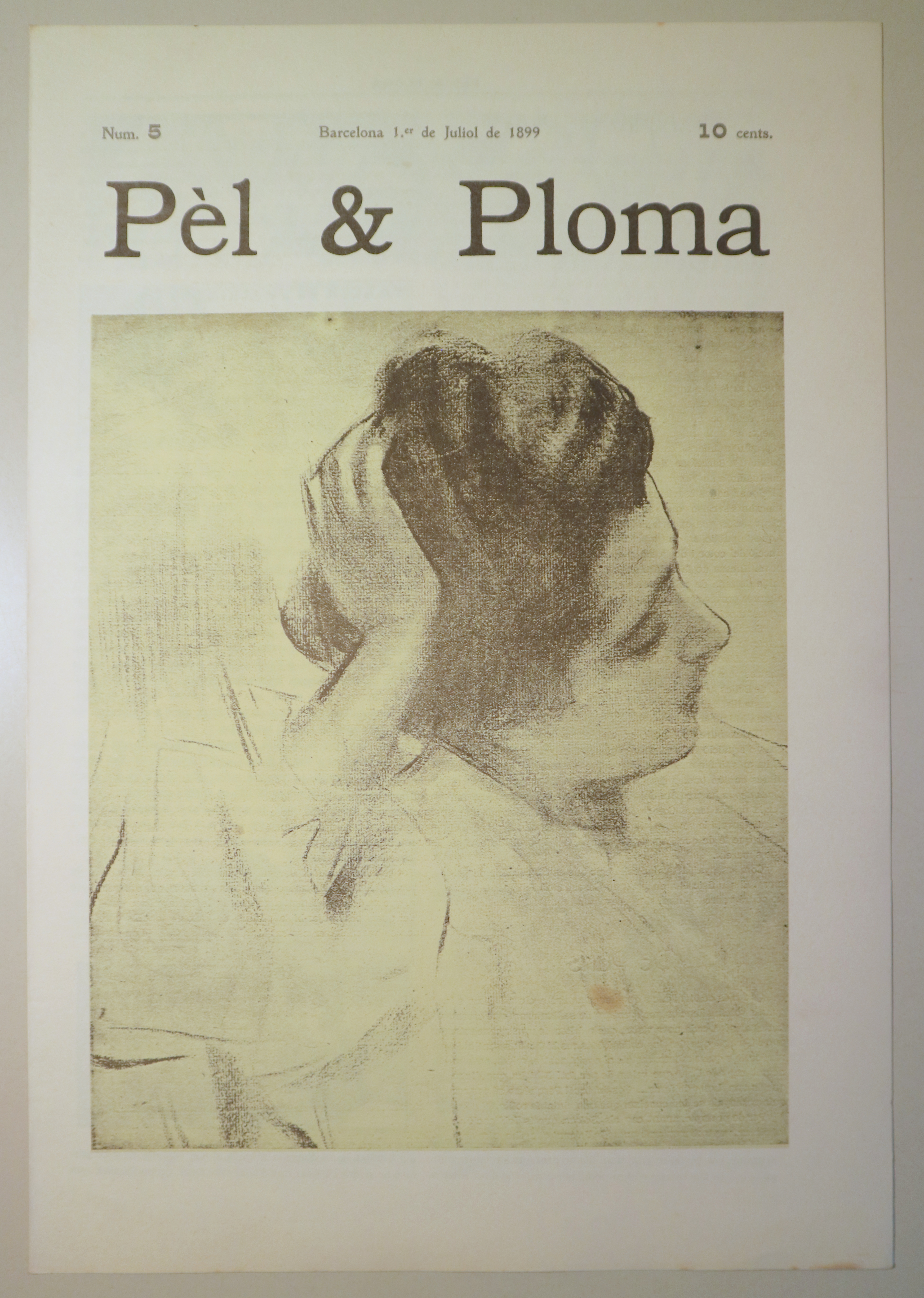 PÈL & PLOMA núm. 5. 1 de Jliol de 1899 - Barcelona 1972 - Il·lustrat - Facsímil