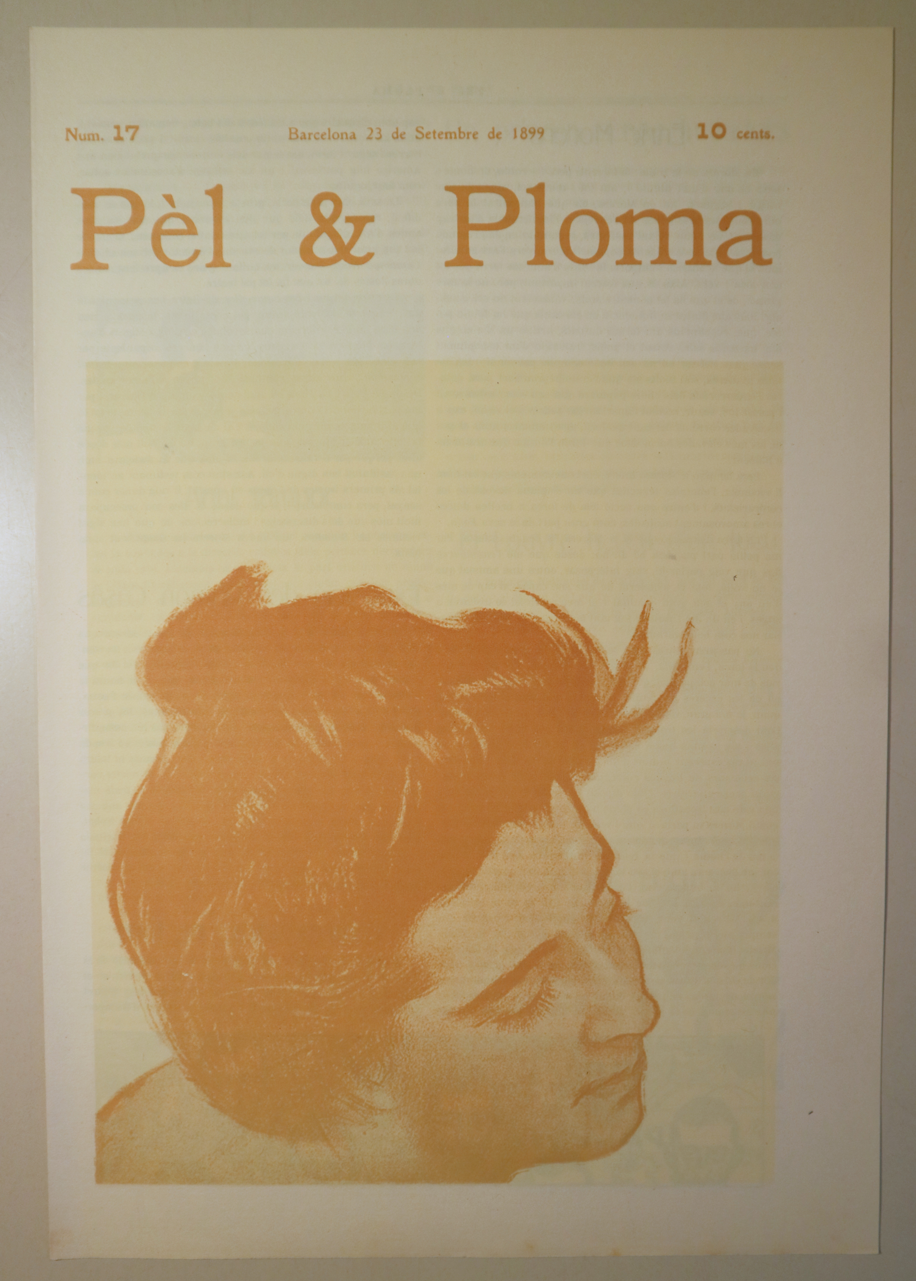 PÈL & PLOMA núm. 17. 23 de Setembre de 1899 - Barcelona 1972 - Il·lustrat - Facsímil