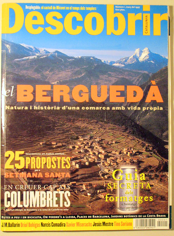 DESCOBRIR CATALUNYA nº 1. El Berguedà. Natura i història d'una comarca amb vida pròpia - Barcelona 1997 - Molt il·lustrat